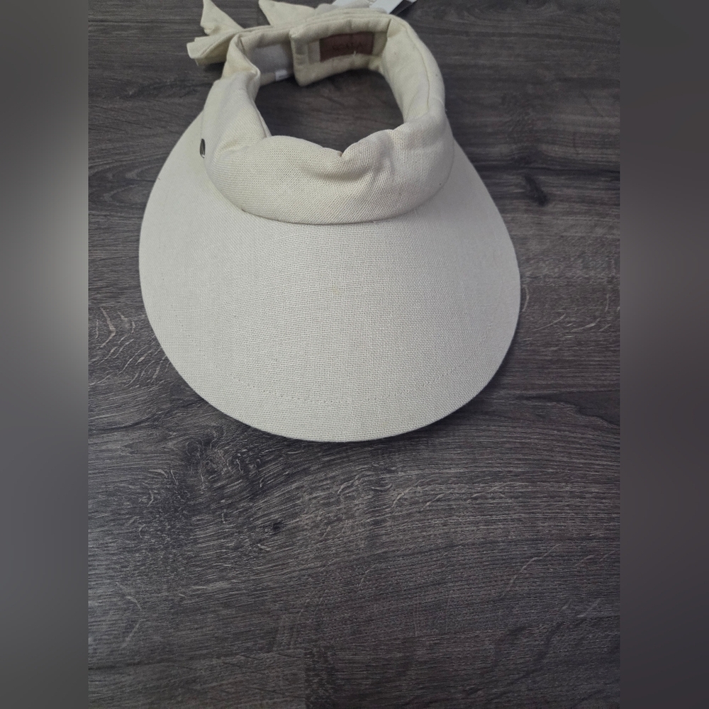 Scala Women's 100% Cotton Visor Hat NWT - Picture 2 of 9